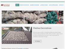 Tablet Screenshot of piedrasnisino.com.mx